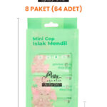 Pella Cosmetic Taşınabilir Hijyen Seti 8'li Islak Mendil