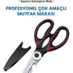 Pella Paslanmaz Çelik Mutfak Makası Çok Amaçlı Fonksiyonlu (1 adet)