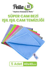 Pella Süper Cam Bezi 40x40 (5 Adet)