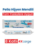 Pella Yüzey Temizlik Havlusu, Çok Amaçlı Temizlik Mendili, Mop Bezi, 50 Yaprak X 3 Adet, 22x36 Cm - Görsel 2