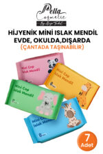 Pella Cosmetic Taşınabilir Hijyen Seti 8'li Islak Mendil - Görsel 11