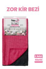 Pella Zor Kir Bezi/Telli Mikrofiber Bez 40x40 Cm (2 Adet)