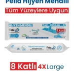 Pella Yüzey Temizlik Havlusu, Çok Amaçlı Temizlik Mendili, Mop Bezi, 50 Yaprak 22x36 Cm
