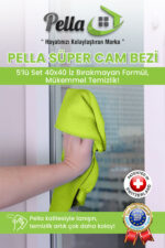 Pella Süper Cam Bezi 40x40 (5 Adet) - Görsel 2