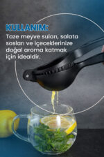 Pella Metal Döküm Paslanmaz Limon Sıkacağı (1 Adet) - Görsel 3