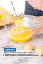 Pella Paslanmaz Dayanıklı Çelik El Çırpıcısı (1 adet) - Görsel 4