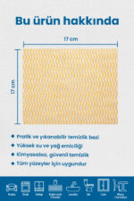 Pella 250 Adet Ekonomik-Pratik Çek-Kopar Rulo Mikrofiber Temizlik Bezi 17x18 cm - Görsel 6