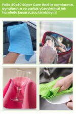 Pella Süper Cam Bezi 40x40 (5 Adet) - Görsel 6