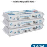 Pella Yüzey Temizlik Havlusu, Çok Amaçlı Temizlik Mendili, Mop Bezi, 50 Yaprak X 3 Adet, 22x36 Cm