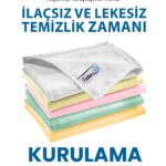 5li 40x30cm Mikrofiber Temizlik Bezi - Yeni Renkler